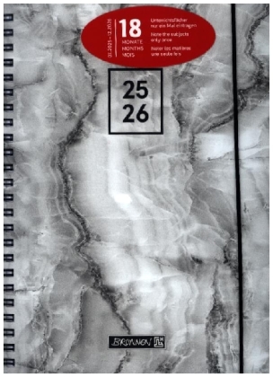 Schülerkalender (2025/2026) Grey Marble