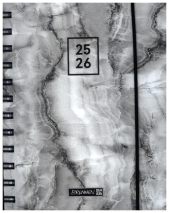 Schülerkalender (2025/2026) Grey Marble