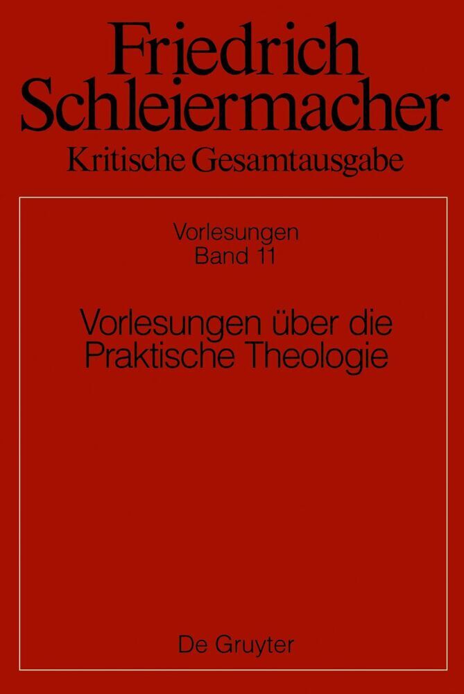 Vorlesungen über die Praktische Theologie main product photo