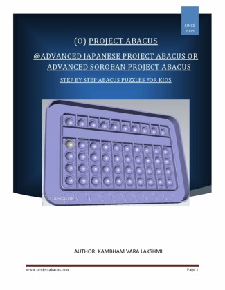 Advanced Japanese Project Abacus (or) Advanced Soroban Project Abacus
