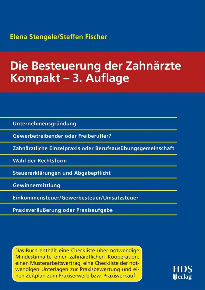 Die Besteuerung der Zahnärzte Kompakt main product photo