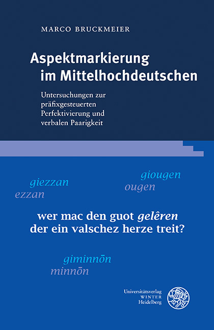 Aspektmarkierung im Mittelhochdeutschen main product photo