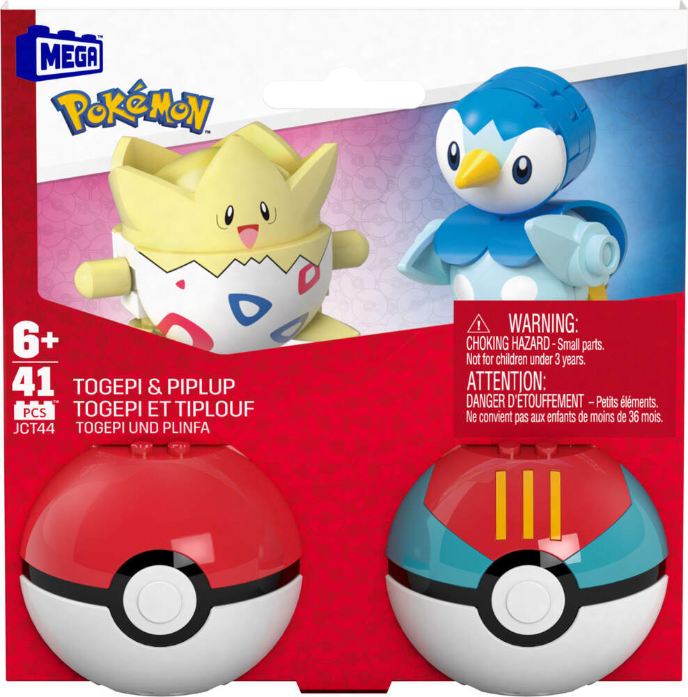 MEGA Pokémon 2er Pokéball Set - Plinfa und Togepi main product photo
