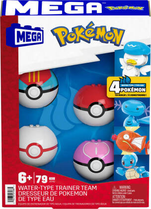 MEGA Pokémon 4 Wasser-Typ Pokémon Sets