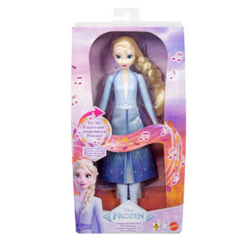 Disney Die Eiskönigin Singende Puppe Elsa "Wo noch niemand war" (D, I, E, F)