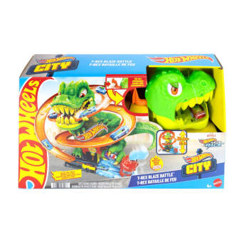 Hot Wheels City T-Rex-Schlacht
