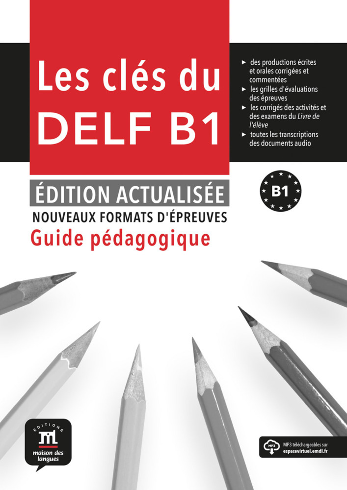 Les clés du DELF B1, Guide pédagogique - Édition actualisée main product photo