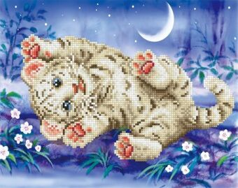 DIAMOND DOTZ - Diamond Painting Baby Tiger