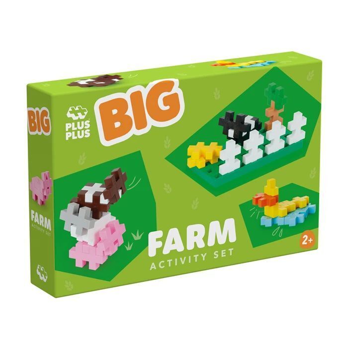 PLUS PLUS - 50 Kreativ Bausteine BIG Bauernhof main product photo