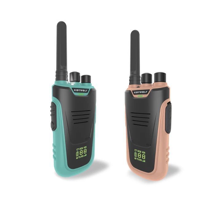 KIDYWOLF - Walkie-Talkies mit Taschenlampe hellblau/rosa main product photo