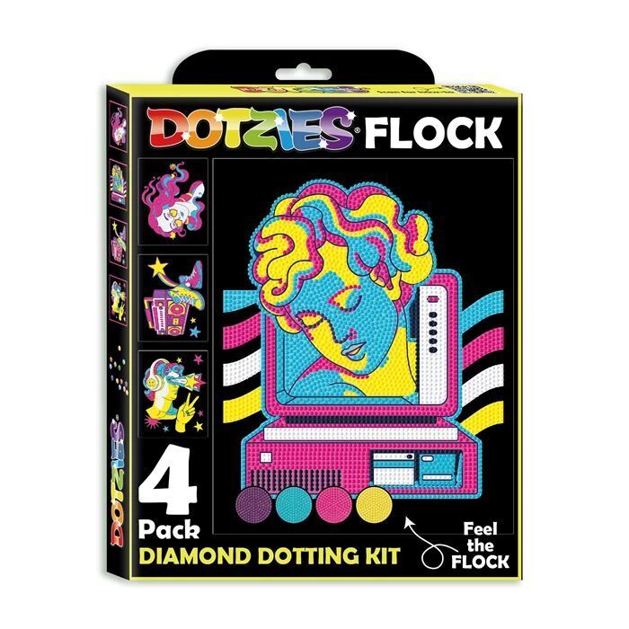 DOTZIES BY DIAMOND DOTZ - Diamond Painting Neon Retro Klassiker main product photo