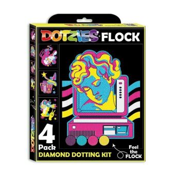 DOTZIES BY DIAMOND DOTZ - Diamond Painting Neon Retro Klassiker