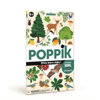 POPPIK - Sticker Lernposter Bäume