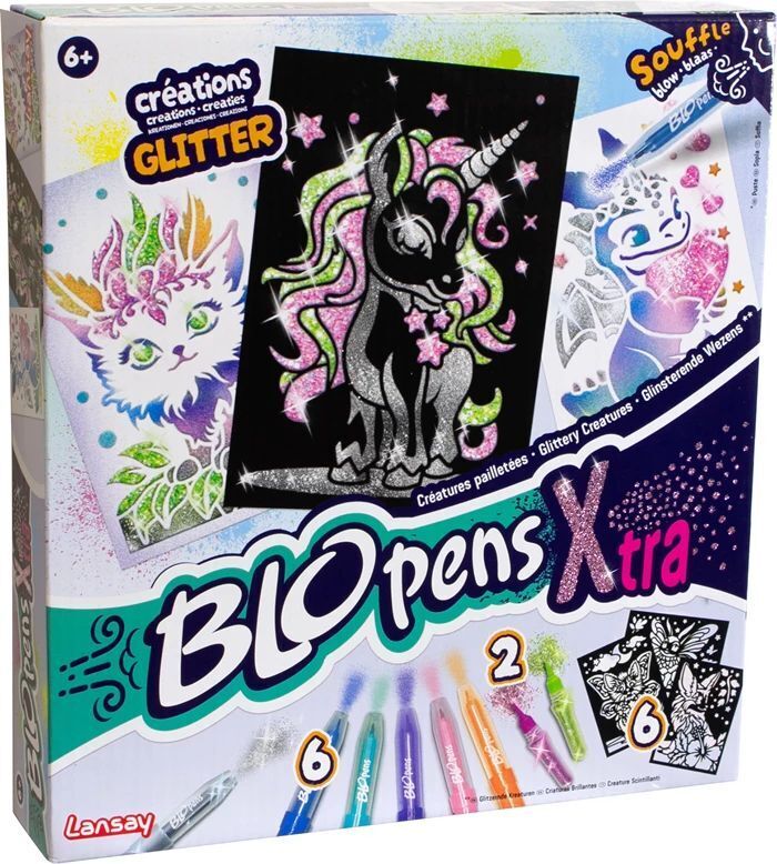 BLOPENS - Sprühstifteset X-TRA Glitzertiere main product photo