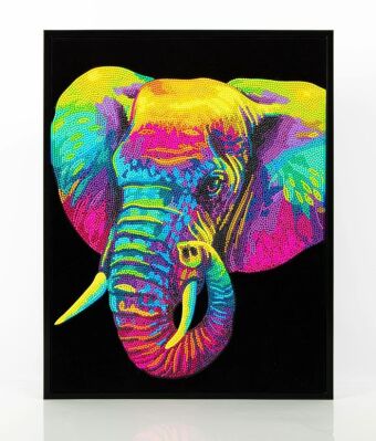 DIAMOND DOTZ - Diamond Painting Neon Elefant