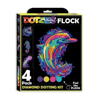 DOTZIES BY DIAMOND DOTZ - Diamond Painting Neon Meerestiere