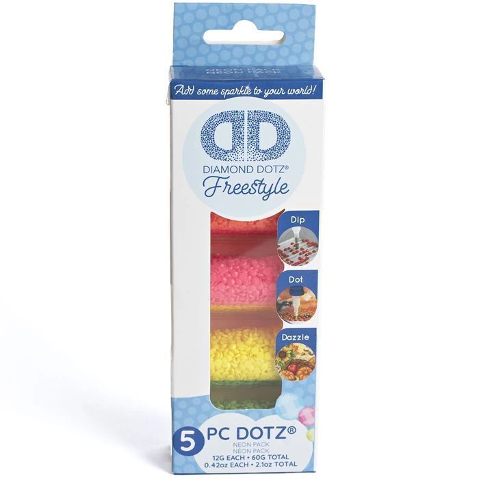 DIAMOND DOTZ - Diamond Painting 5 Neonfarben main product photo