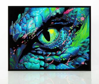 DIAMOND DOTZ - Diamond Painting Neon Drachenauge