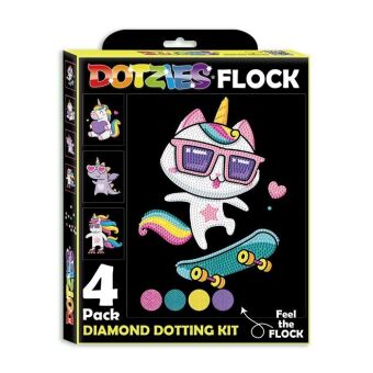DOTZIES BY DIAMOND DOTZ - Diamond Painting Neon Einhörner