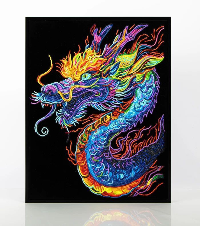 DIAMOND DOTZ - Diamond Painting Neon Drache main product photo