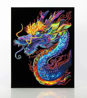 DIAMOND DOTZ - Diamond Painting Neon Drache