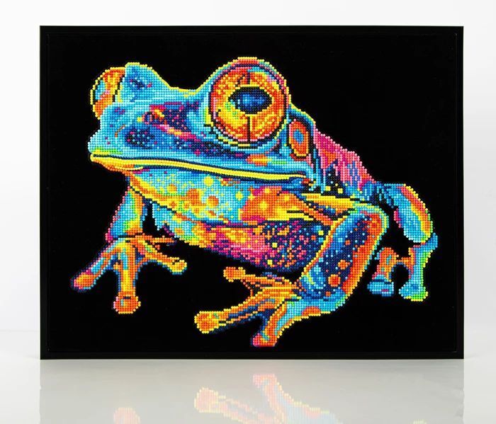 DIAMOND DOTZ - Diamond Painting Neon Baumfrosch main product photo
