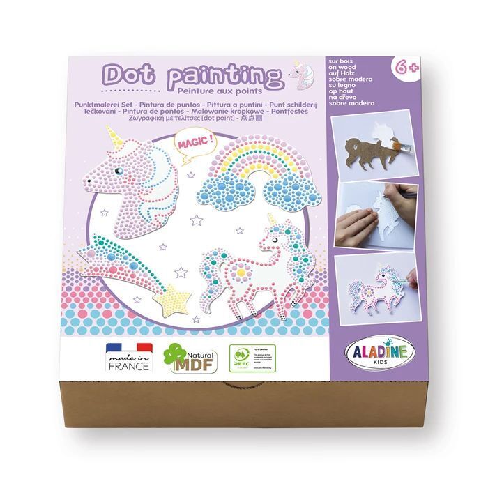 ALADINE - Punktmalerei Set Einhorn main product photo