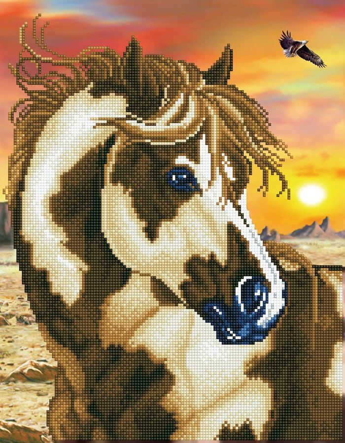 DIAMOND DOTZ - Diamond Painting Wildpferd main product photo