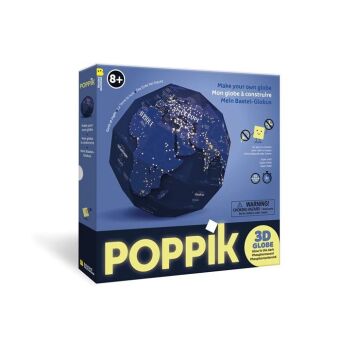 POPPIK - Mein Bastel-Globus, Erde bei Nacht