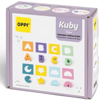 OPPI TOYS - Kuby Erweiterungsset ABC/Wetter