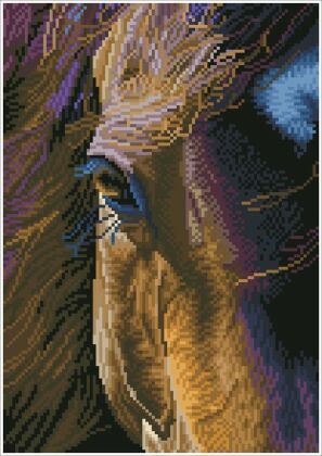 DIAMOND DOTZ - Diamond Painting Pferd braun