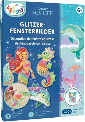 ARTISTA - Glitzer-Fensterbilder Unterwasserwelt
