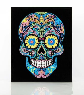 DIAMOND DOTZ - Diamond Painting Neon Totenkopf