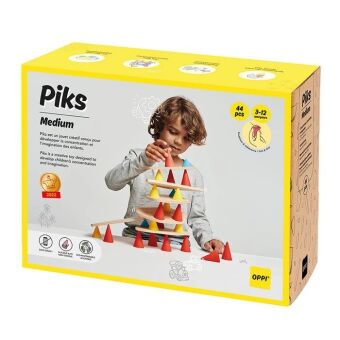 OPPI TOYS - Piks Stapelspielzeug Set medium