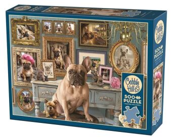 COBBLE HILL PUZZLES - Französische Bulldogge 500 Teile