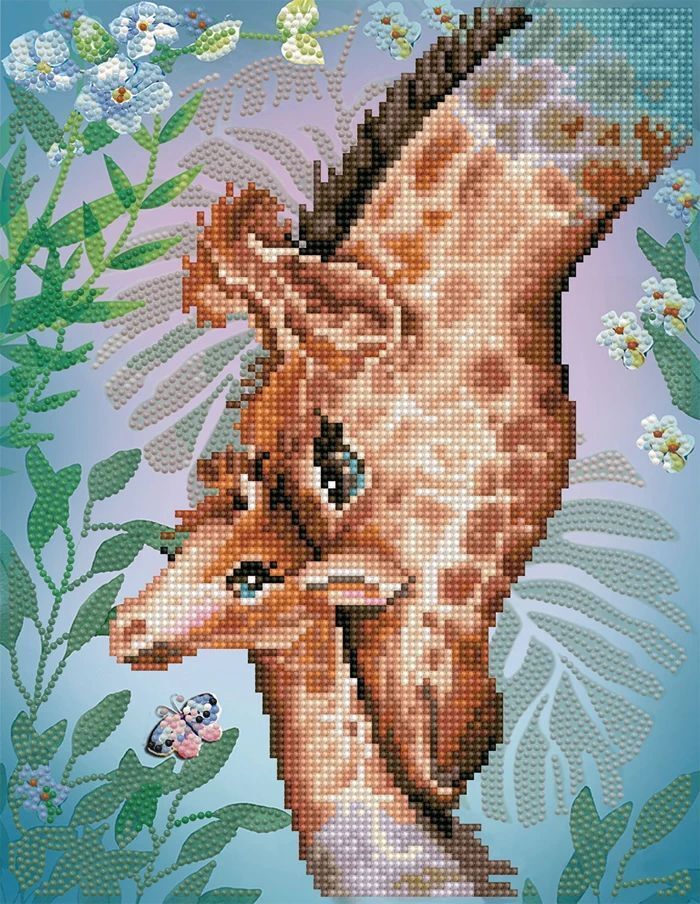 DIAMOND DOTZ - Diamond Painting Giraffe mit Baby main product photo