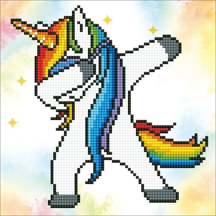DIAMOND DOTZ - Diamond Painting Einhorn Dab main product photo