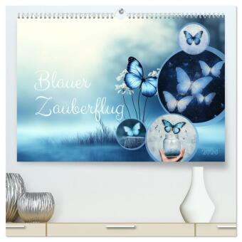 Blauer Zauberflug (hochwertiger Premium Wandkalender 2026 DIN A2 quer), Kunstdruck in Hochglanz