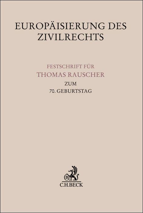 Europäisierung des Zivilrechts main product photo