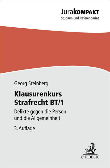Klausurenkurs Strafrecht BT/1 main product photo