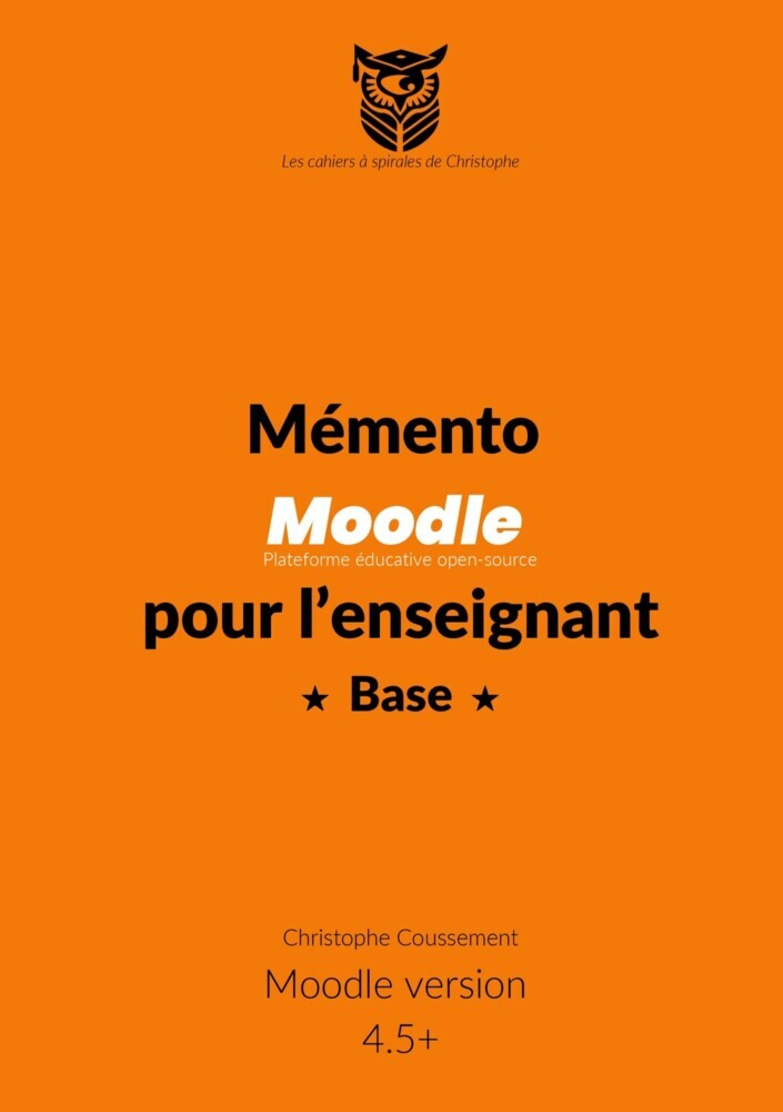 Mémento Moodle pour l'enseignant main product photo