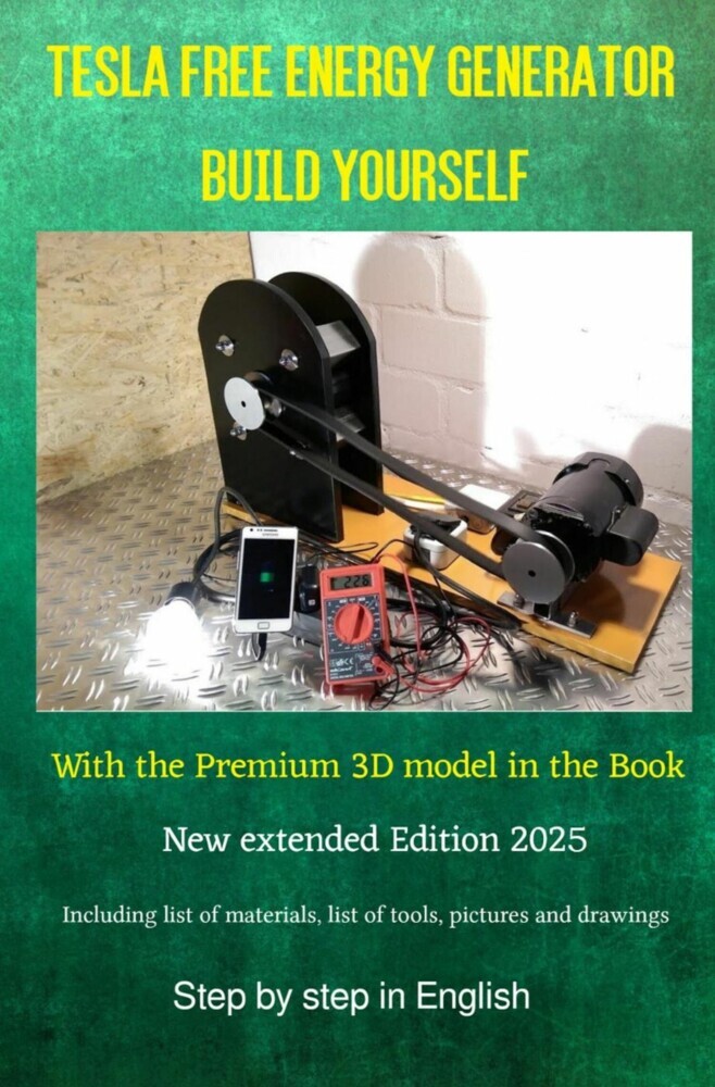 Tesla Free Energy Generator Build Yourself Edition 2025 main product photo
