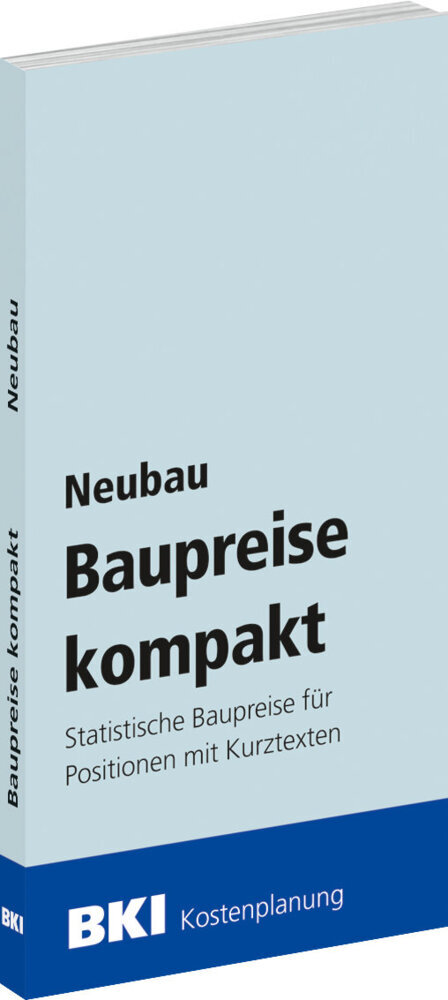 BKI Baupreise kompakt Neubau 2026 main product photo