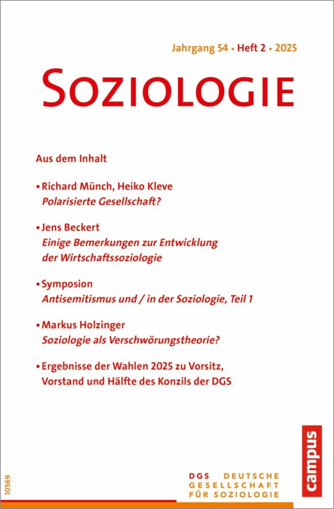 Soziologie 2/2025 main product photo