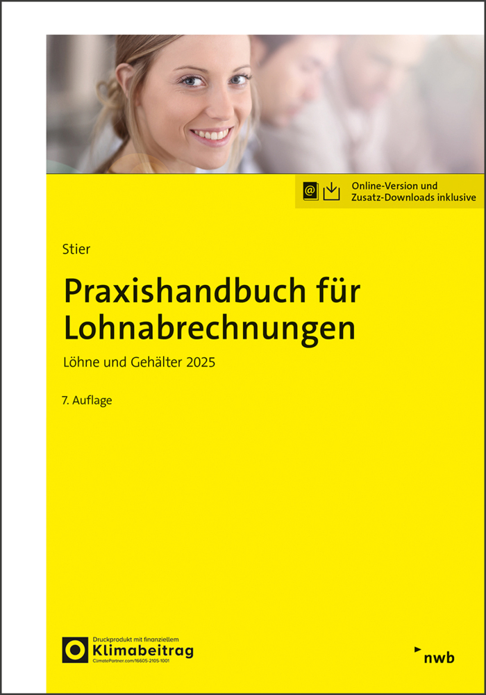 Praxishandbuch für Lohnabrechnungen main product photo