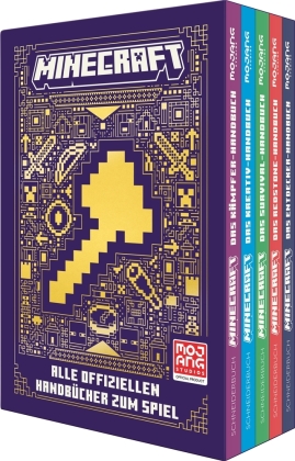 Minecraft Alle offiziellen Handbücher zum Spiel
