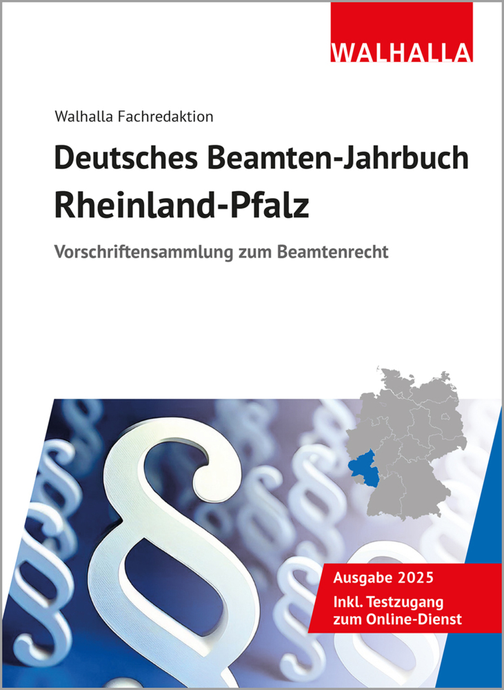 Deutsches Beamten-Jahrbuch Rheinland-Pfalz 2025 main product photo