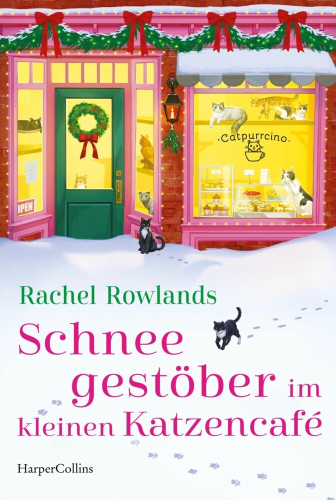 Schneegestöber im kleinen Katzencafé main product photo