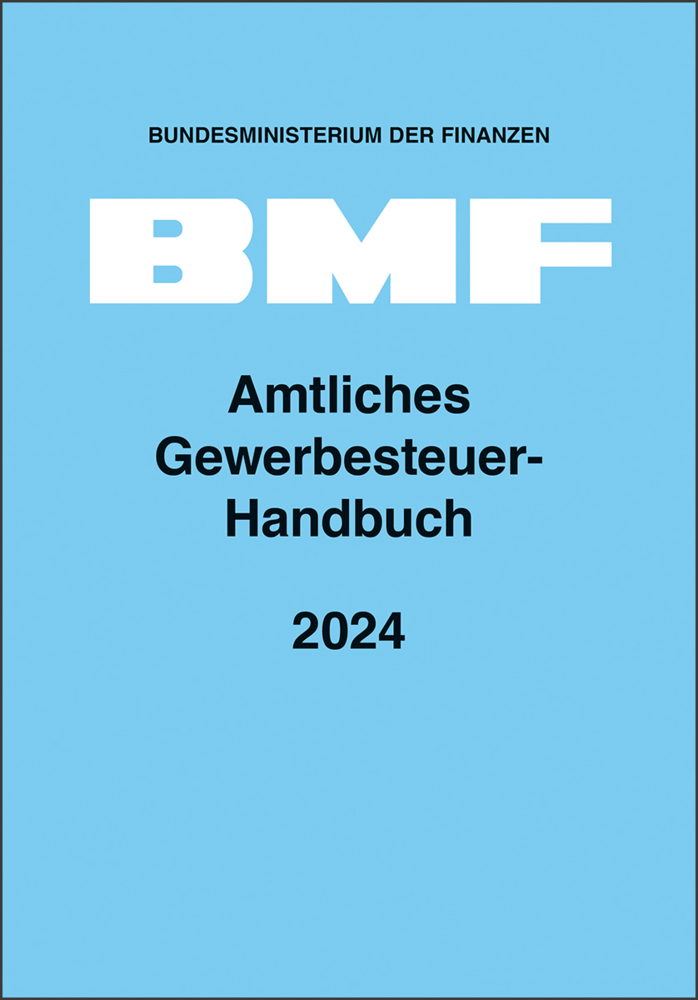 Amtliches Gewerbesteuer-Handbuch 2024 main product photo