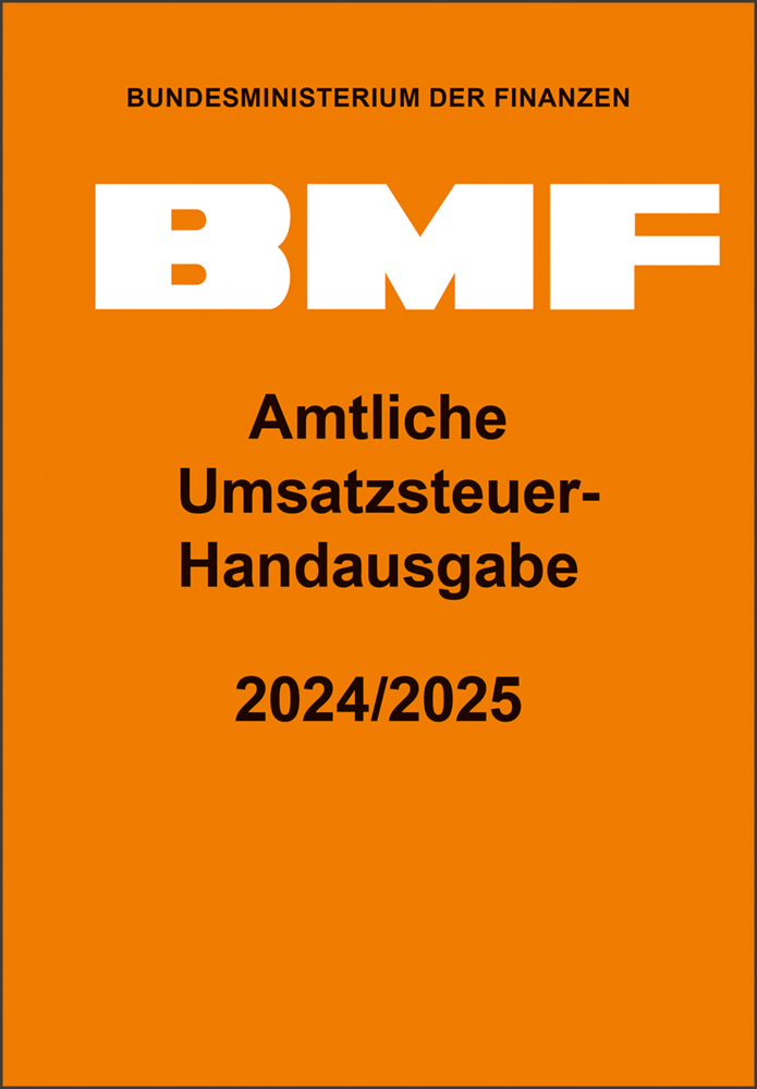 Amtliche Umsatzsteuer-Handausgabe 2024/2025 main product photo